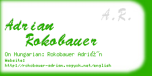 adrian rokobauer business card